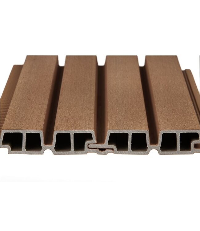 Tuindeco  Puratech 55, Dubbel profiel Teak