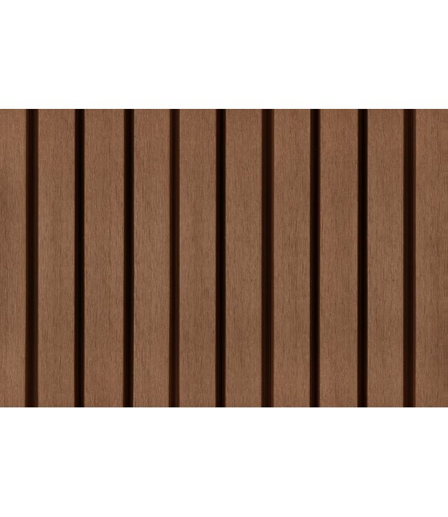 Tuindeco  Puratech 55, Dubbel profiel Teak