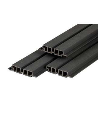 Tuindeco  Puratech 55, Dubbel profiel Ebony black