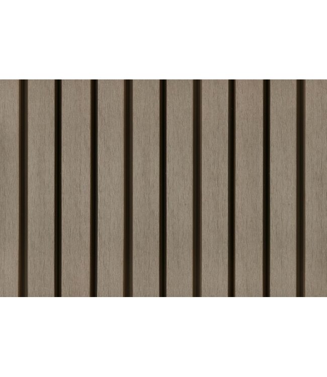 Tuindeco  Puratech 55, Dubbel profiel Light grey