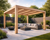 Een zelfgebouwde pergola voor iedere tuin