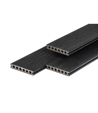 Tuindeco  Purashield composiet vlonderplank Ebony black, semi-massief 23x138mm