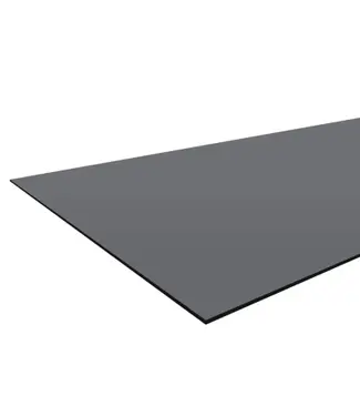 Hpl plaat 130x305cm 6mm antraciet