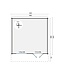 Tuindeco  Vuren tuinhuis onbehandeld Salamanca 34 mm