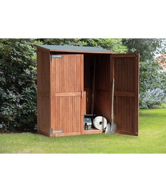 Tuindeco  Tuinkast hardhout Montevideo 145 x 65 cm incl. dakleer