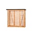 Tuindeco  Openhaardhout berging van douglas 200 x 80 x 190 cm