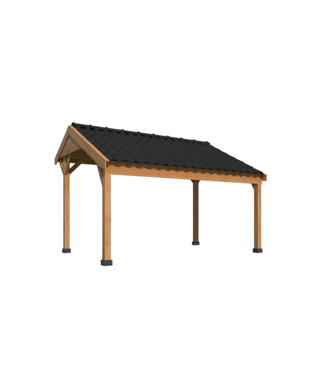 Tuindeco  Kapschuur Economy basispakket Red Class Wood 400 x 300 cm