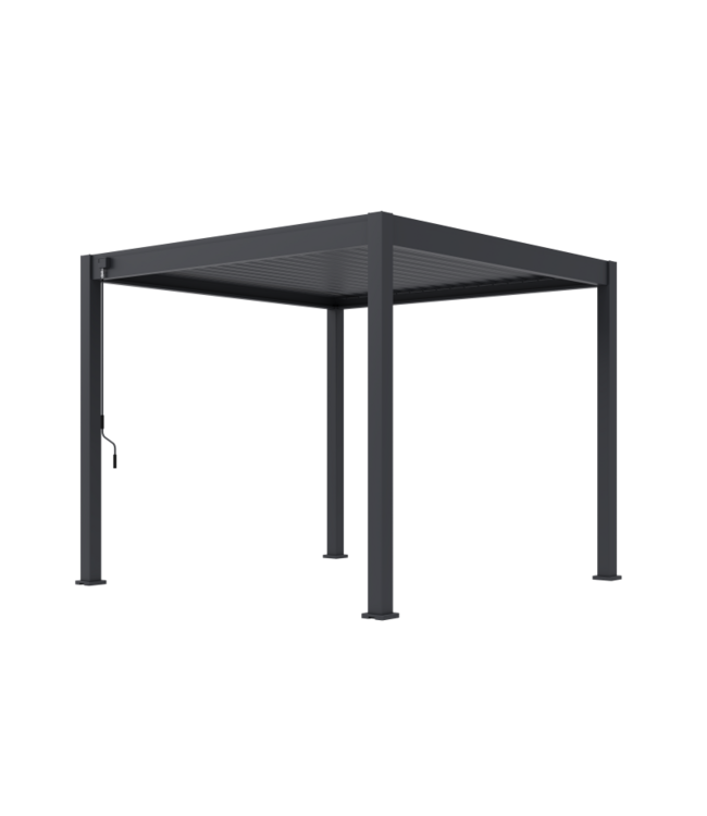 Tuindeco  Advance line vrijstaande aluminium overkapping 300 x 300 cm antraciet