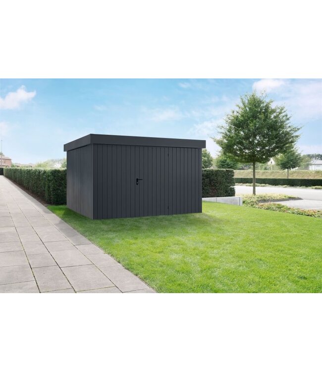 Tuindeco  EcoStar Euroline Tuinhuis EFD4 Trend stalen tuinhuis antraciet 214 x 166 cm