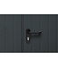 Tuindeco  EcoStar Euroline Tuinhuis EFD4 Trend stalen tuinhuis antraciet 214 x 166 cm