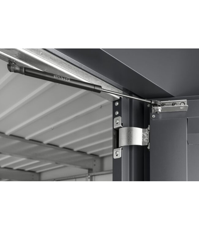 Tuindeco  EcoStar Euroline Tuinhuis EFD4 Trend stalen tuinhuis antraciet 214 x 166 cm