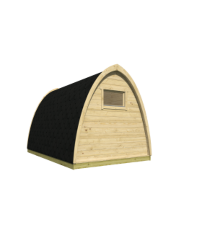 Tuindeco  Vuren camping pod 400 | 28 mm onbehandeld