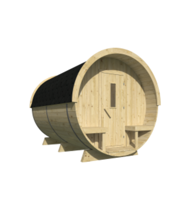 Tuindeco  Vuren campingbarrel onbehandeld met isolatieglas
