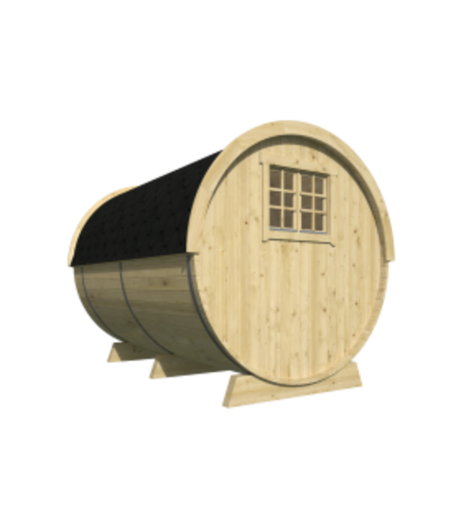 Tuindeco  Vuren campingbarrel onbehandeld met isolatieglas