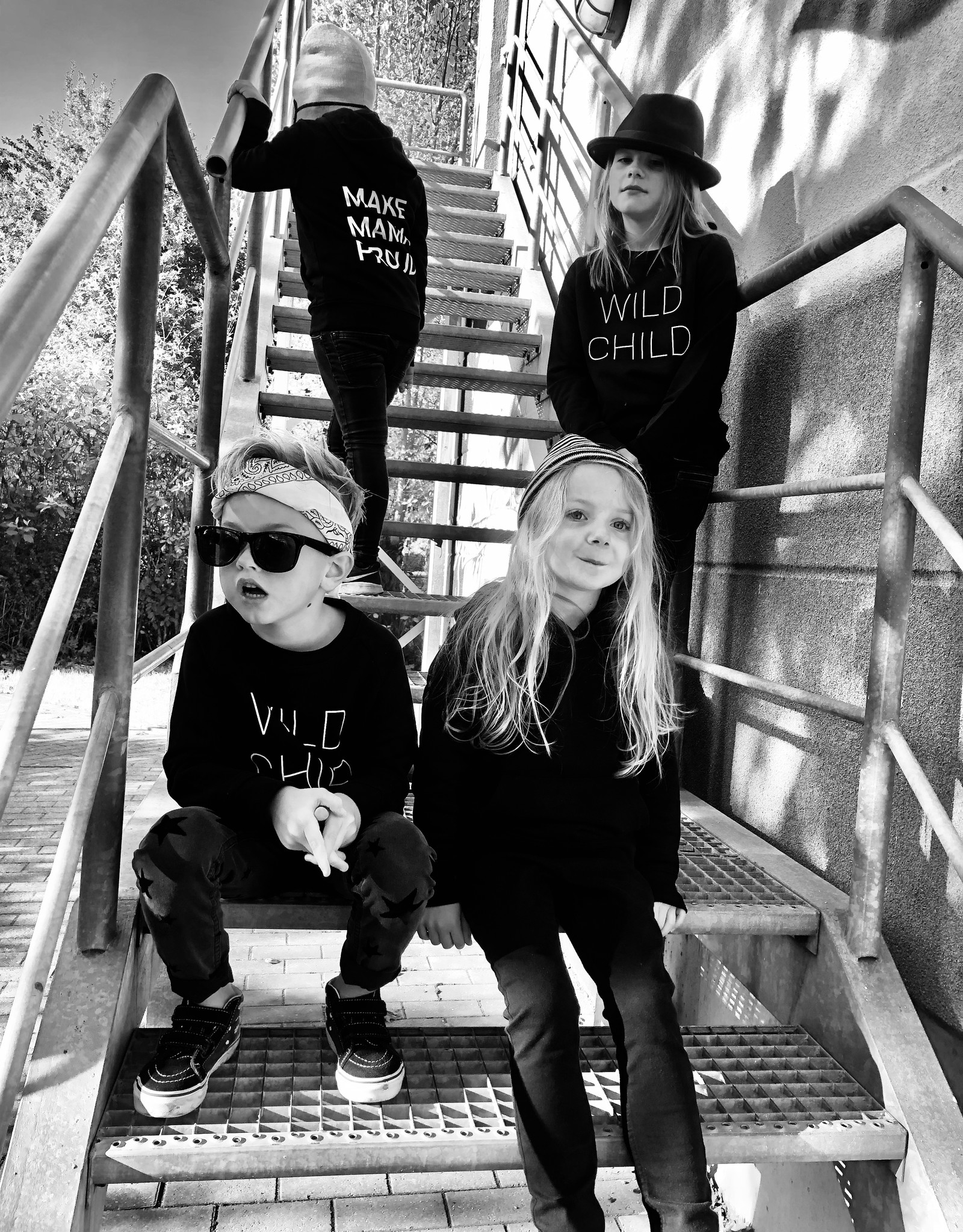 HOUSE OF MASE KIDS BLACK HOODIE MAKE MAMA PROUD