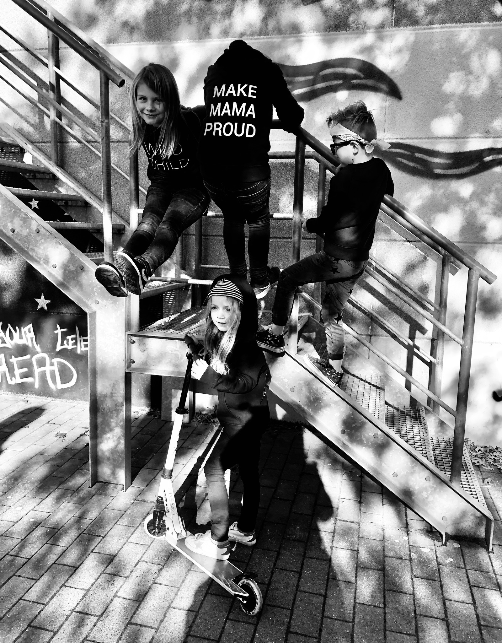 HOUSE OF MASE KIDS BLACK HOODIE MAKE MAMA PROUD