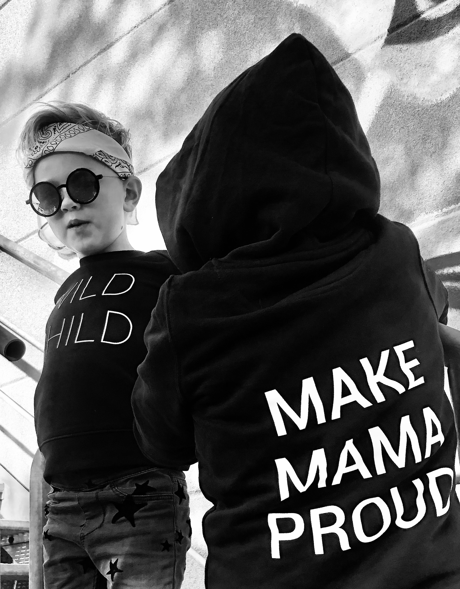 HOUSE OF MASE KIDS BLACK HOODIE MAKE MAMA PROUD