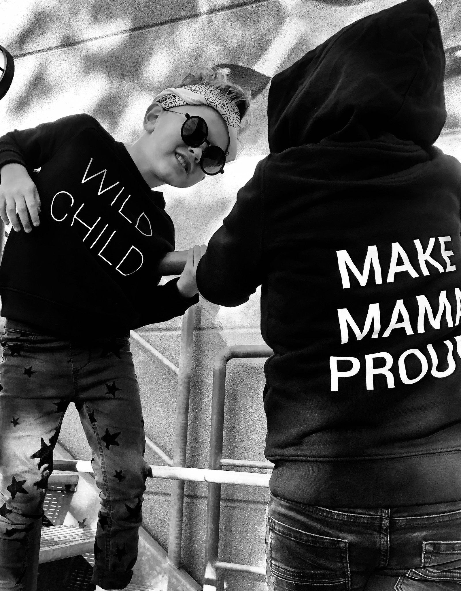 HOUSE OF MASE KIDS BLACK HOODIE MAKE MAMA PROUD