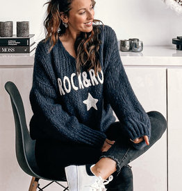 ROCK N ROLL KNIT BLAUW