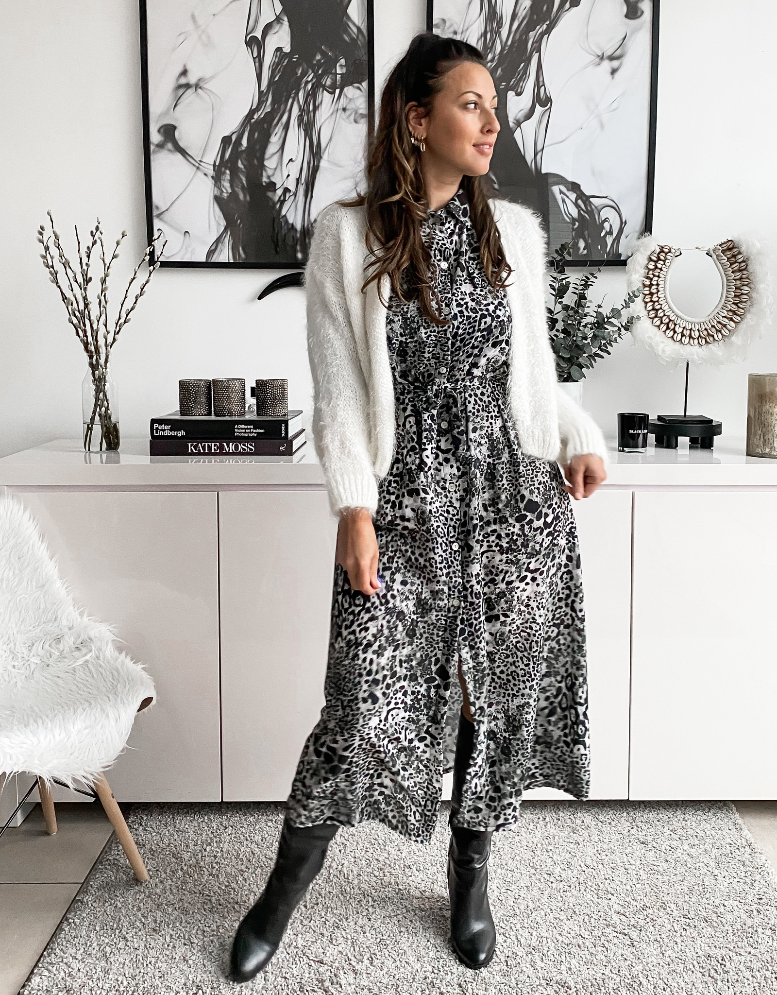 gilet sparkle white