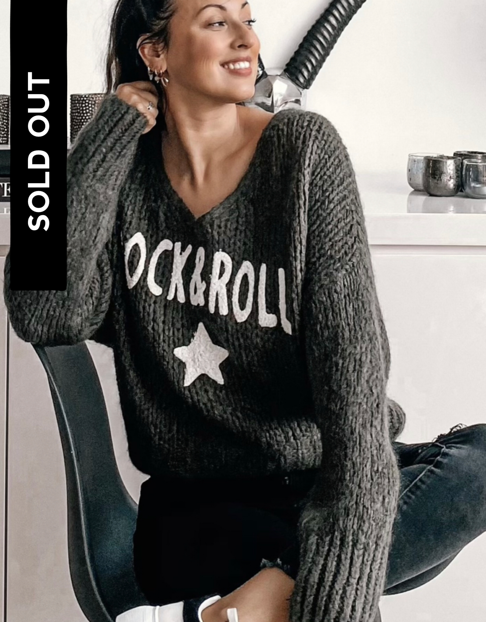 ROCK N ROLL KNIT KAKI