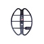 Minelab 17x13 inch DD search coil for the Minelab CTX 3030