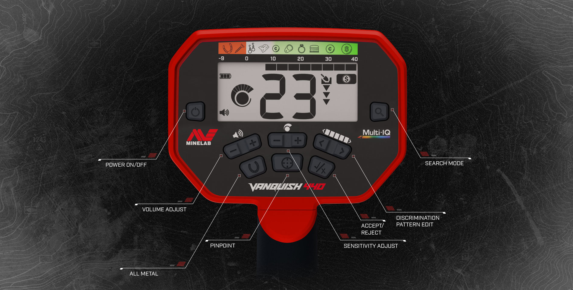 Minelab Minelab Vanquish 440 Metaaldetector