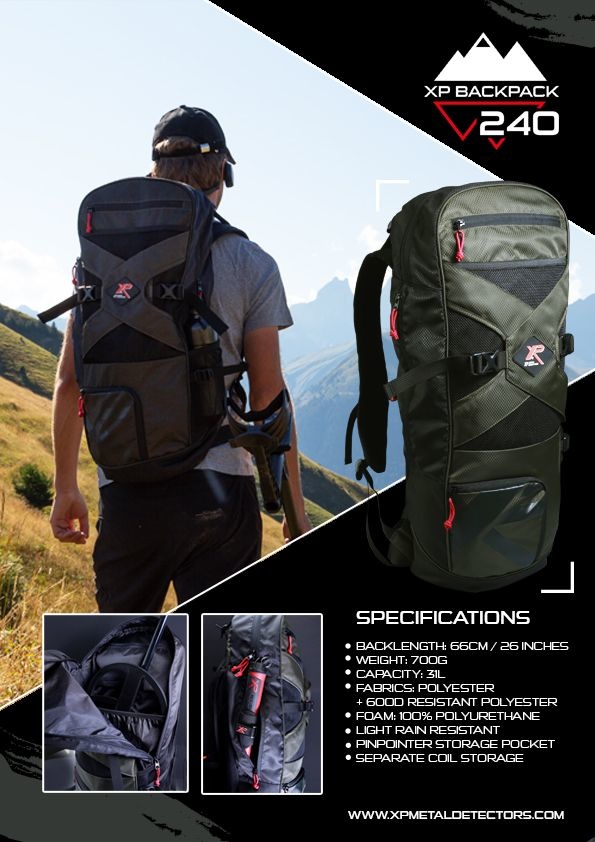 XP Metaaldetectors XP Rucksack 240