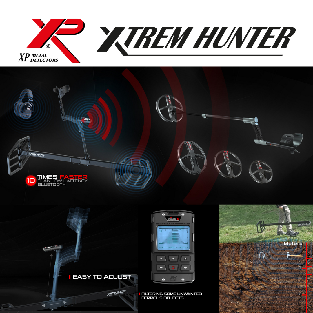 XP Metaaldetectors  XP Xtrem Hunter Deep Seeking Metal Detector