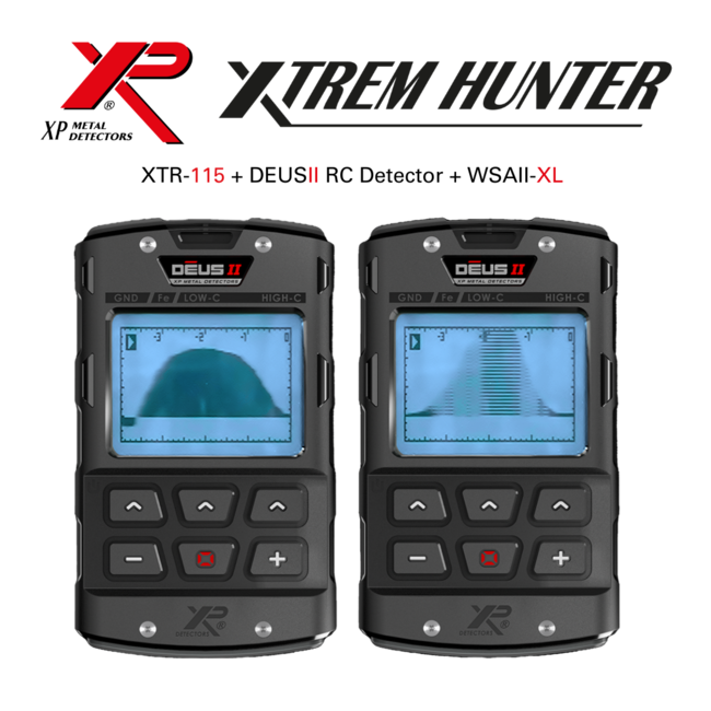 XP Metaaldetectors XP Deus 2 34x28 FMF RC  WSA2 XL + XTREM HUNTER