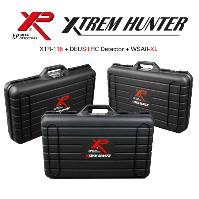 XP Metaaldetectors XP Deus 2 34x28 FMF RC  WSA2 XL + XTREM HUNTER