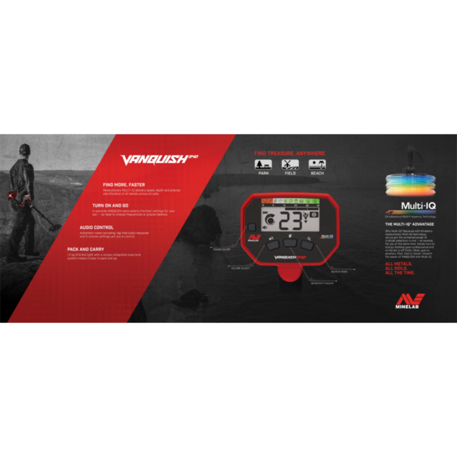 Minelab  Minelab Vanquish 340 Metalldetektor