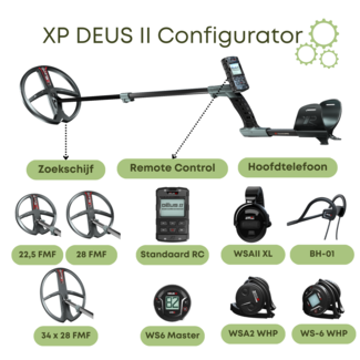XP Metaaldetectors XP Deus 2 FMF Konfigurator