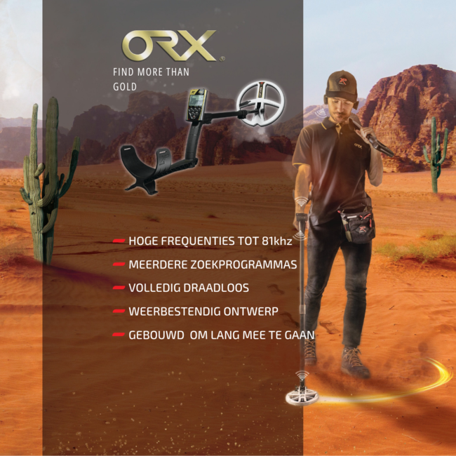 XP Metaaldetectors ORX met 24x13 Zoekschijf Ovaal