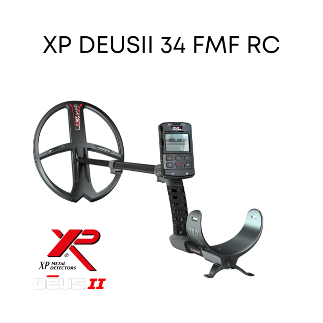 XP Metaaldetectors XP Deus 2 with RC and 34 cm FMF coil – wireless & waterproof