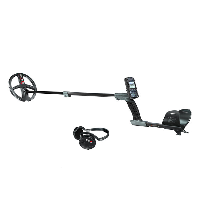 XP Metaaldetectors DEUS II RC  22cm FMF Zoekschijf. Bundel met WSAII draadloze hoofdtelefoon.
