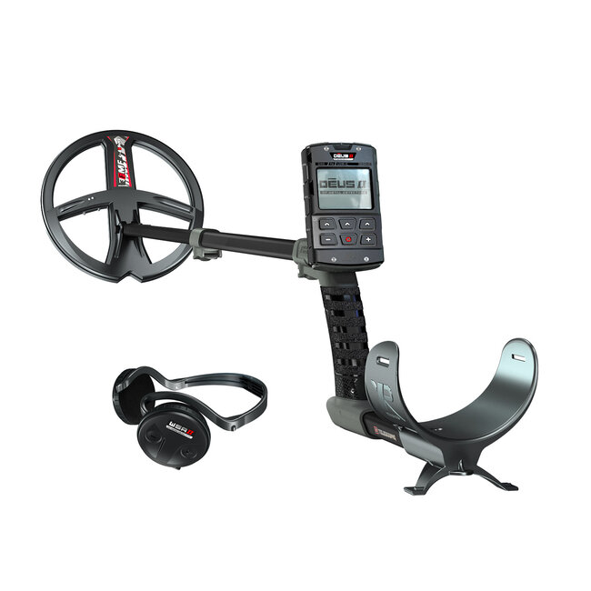 XP Metaaldetectors DEUS II RC - 11" FMF Coil with WSAII Wireless Headphones Bundle - Waterproof and Multi-Frequency Metal Detector with XP DEUS II Remote Control & S-Telescopic Shaft.