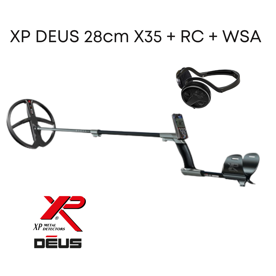 XP Metaaldetectors XP Deus 28 X35 RC With WSAudio