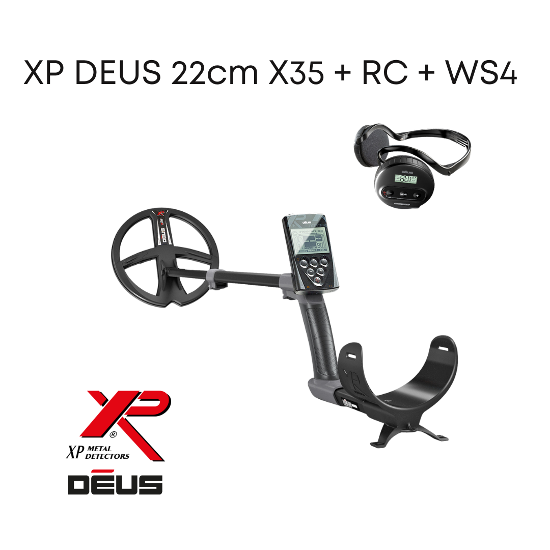 XP Metaaldetectors XP DEUS 22 X35 RC mitt WS4