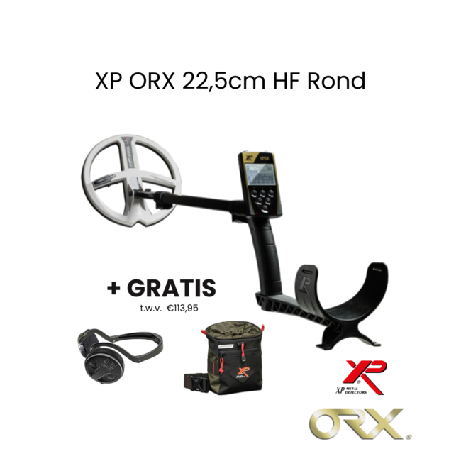 XP Metaaldetectors  XP ORX mit 22,5cm Doppel-D Hochfrequenz-Suchspule