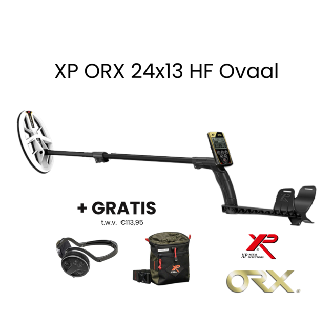 XP Metaaldetectors ORX met 24x13 Zoekschijf Ovaal