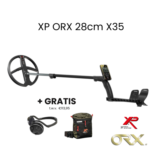 XP Metaaldetectors XP ORX X35 28 mit 28cm Doppel-D Hochfrequenz-Suchspule