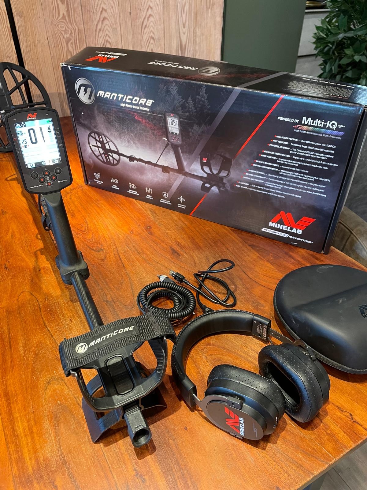 Gebruikte Metaaldetectors Occ41: Minelab Manticore