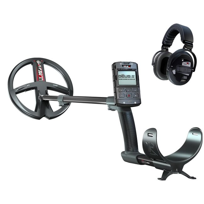 XP Metaaldetectors XP Deus 2 FMF 22 FMF RC mitt WSA 2 XL Kopfhörer