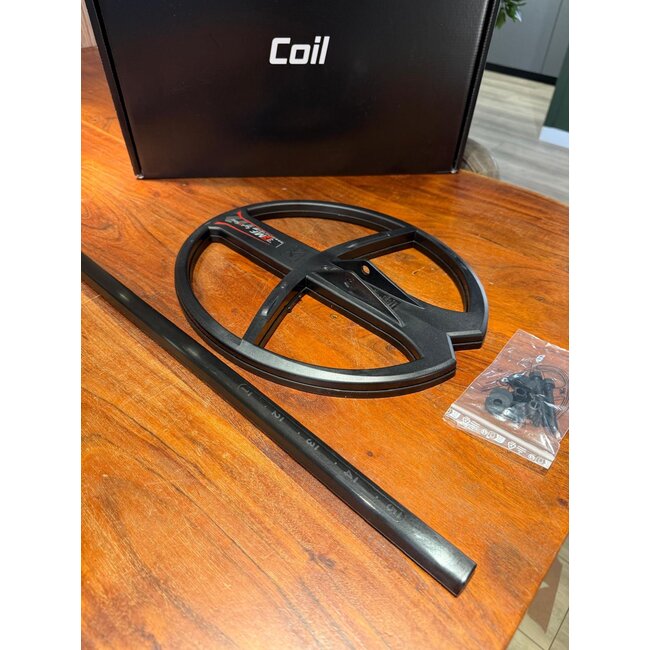 Gebruikte Metaaldetectors Occ 18:  XP 34 X 28cm FMF schijf voor de Deus 2