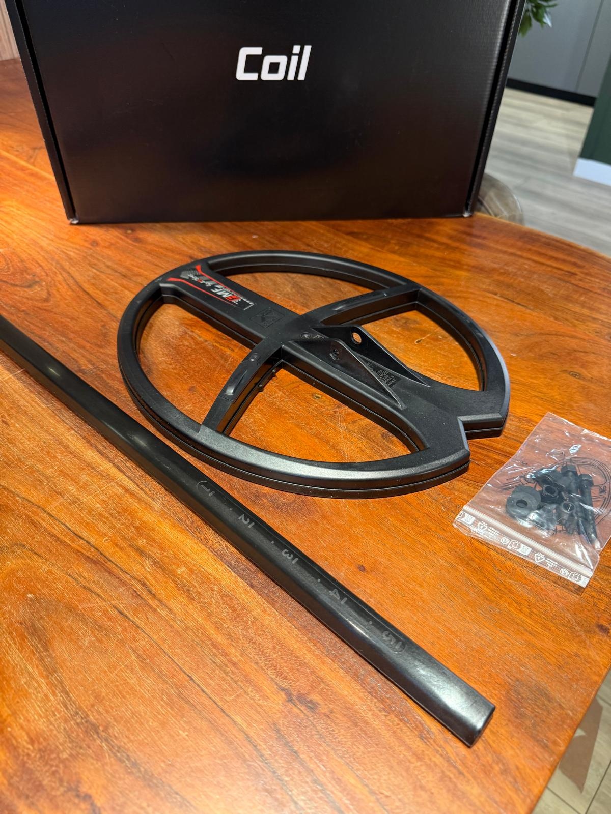 Gebruikte Metaaldetectors Occ 18:  XP 34 X 28cm FMF schijf voor de Deus 2