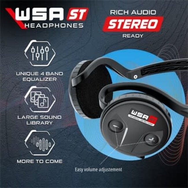 XP Metaaldetectors XP Deus 2 WSA 2 ST wireless headphones