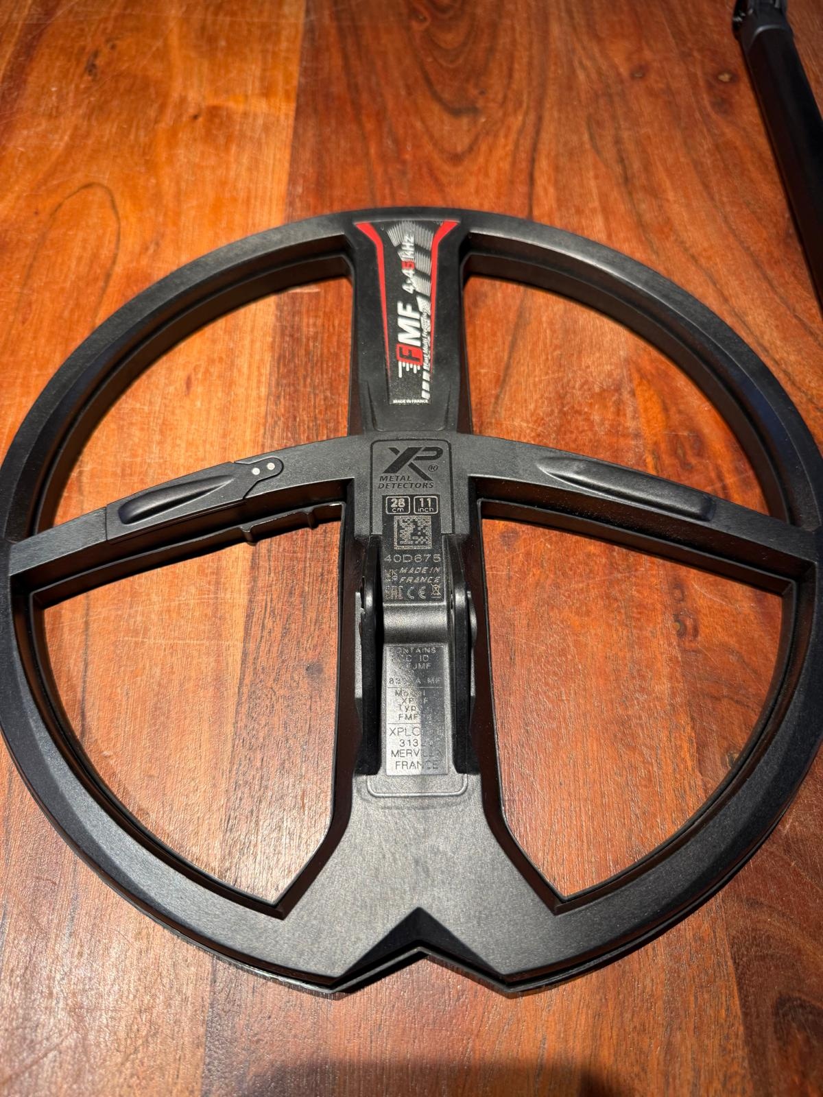 Gebruikte Metaaldetectors Occ 7: XP 28cm FMF schijf