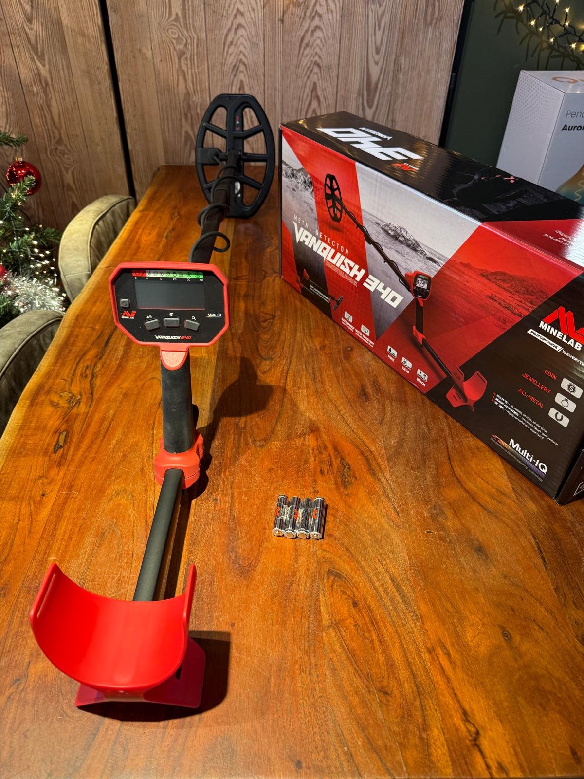 Gebruikte Metaaldetectors Occ 21:  Minelab Vanquish 340