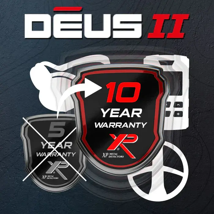 Warranty Extension – 5 Additional Years for the XP DEUS II Metal Detector